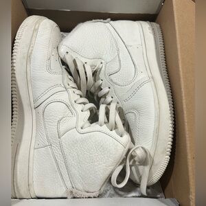Nike Air Force 1 High-Top Sneakers PREMIUM 8.5 CREAM